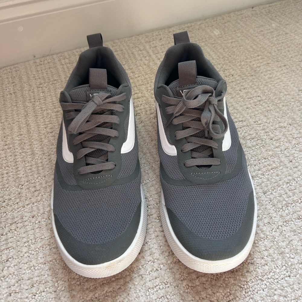 Vans Men's Gray and White Sneakers - Picture 2 of 6